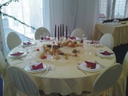 Dekoration VIP-Zelt