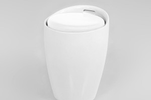 Hocker, weiß